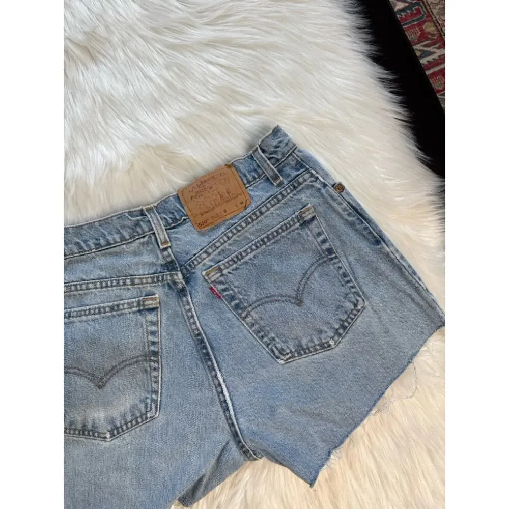 Levi’s 550 Vintage 90’s Relaxed Fit Denim Mom Style Cut Offs